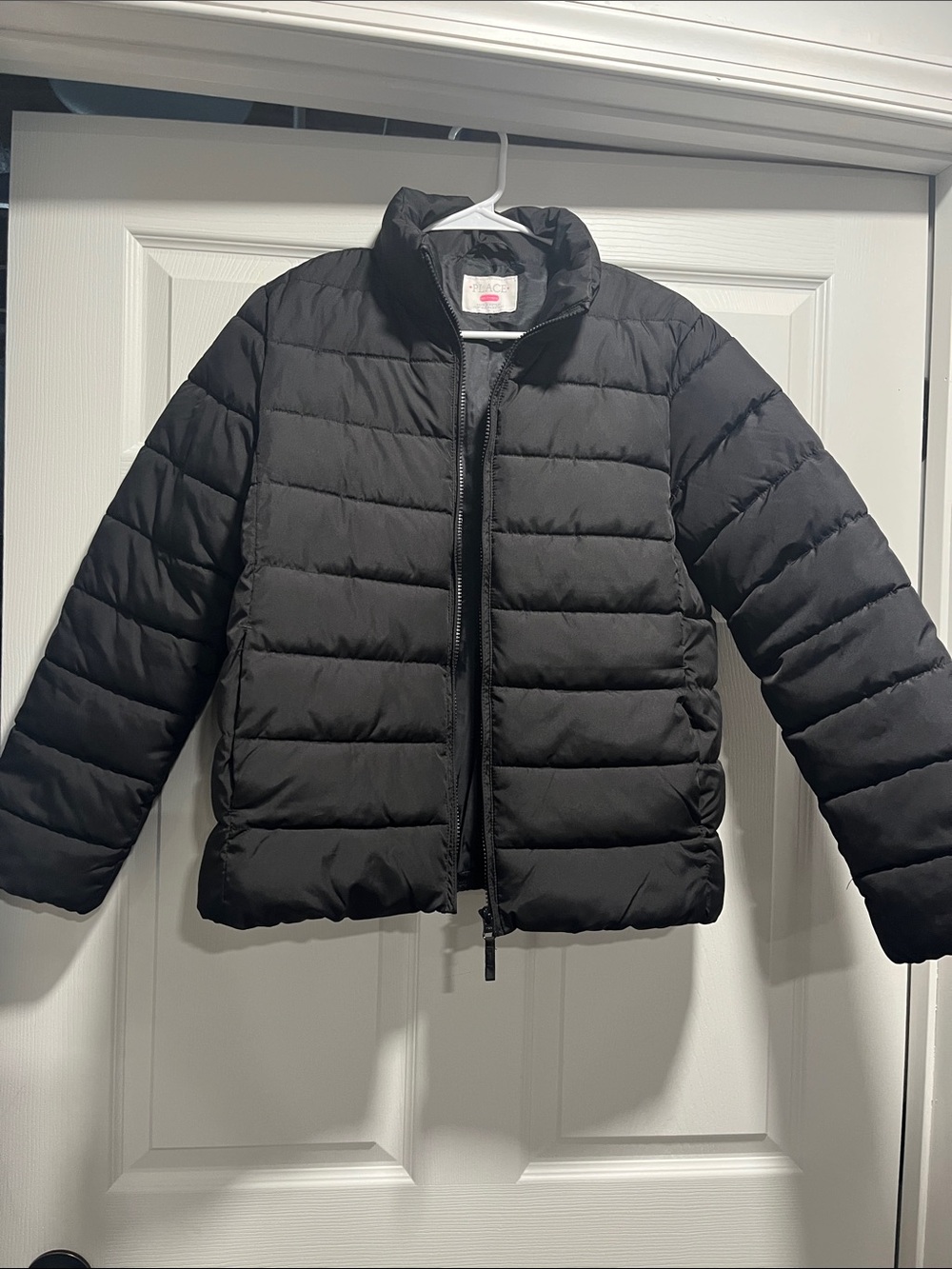 Place Black Jacket with Pink Accent Label